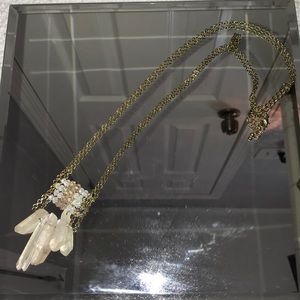 Pink Quarts Beaded Necklace